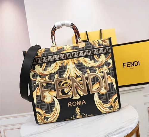 Fendi Sunshine Large Tote Bag Original Authentic Luxury