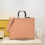 11 Fendi Large Tote Bag Women Luxury Canvas Leather Designer