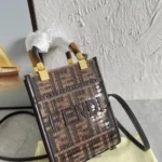 11 Fendi Large Tote Bag Women Luxury Canvas Leather Designer