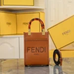 11 Fendi Large Tote Bag Women Luxury Canvas Leather Designer