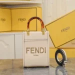 11 Fendi Large Tote Bag Women Luxury Canvas Leather Designer