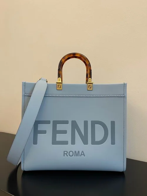 11 Fendi Large Tote Bag Women Luxury Canvas Leather Designer