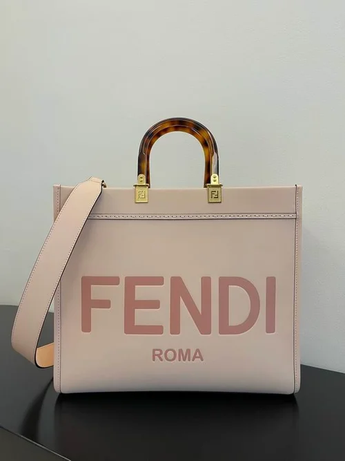 11 Fendi Large Tote Bag Women Luxury Canvas Leather Designer