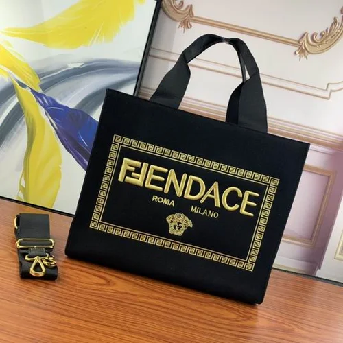 11 Fendi Large Tote Bag Women Luxury Canvas Leather Designer