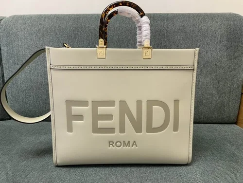 Fendi Original Large Tote Bag Authentic Canvas Luxury