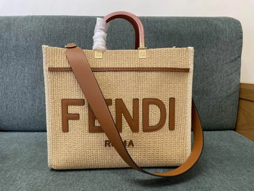 Fendi Original Large Tote Bag Authentic Canvas Luxury