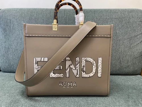 Fendi Original Large Tote Bag Authentic Canvas Luxury