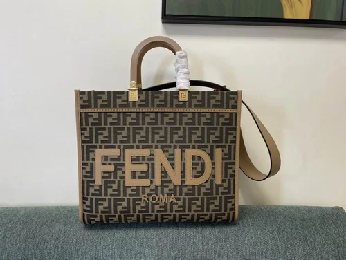 Fendi Original Large Tote Bag Authentic Canvas Luxury