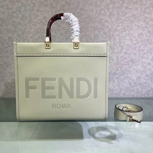 Fendi Original Large Tote Bag Authentic Canvas Luxury