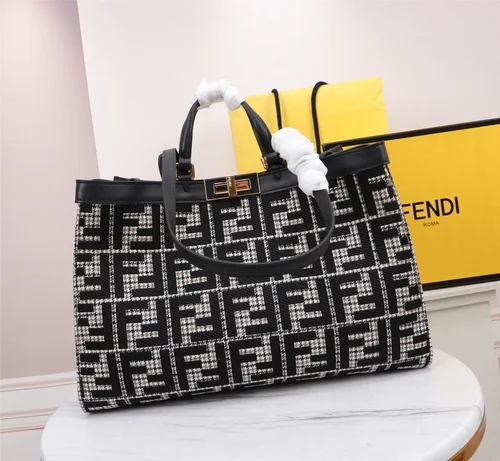 Fendi Original Large Tote Bag Authentic Canvas Luxury