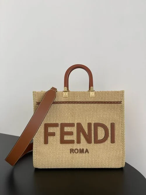 Fendi Original Large Tote Bag Authentic Canvas Luxury