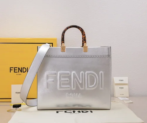 Fendi Original Large Tote Bag Authentic Canvas Luxury