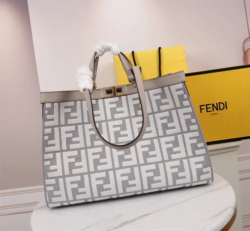 Fendi Original Large Tote Bag Authentic Canvas Luxury