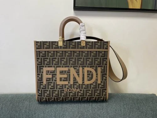 Fendi Original Large Tote Bag Authentic Canvas Luxury