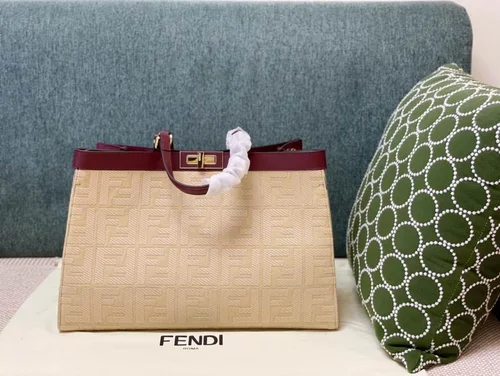 Fendi Original Large Tote Bag Authentic Canvas Luxury