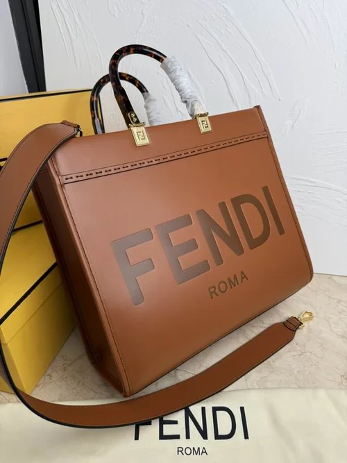 Fendi Original Large Tote Bag Authentic Canvas Luxury