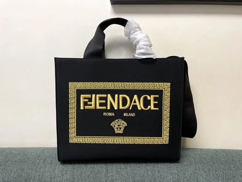 Fendi Original Large Tote Bag Authentic Canvas Luxury