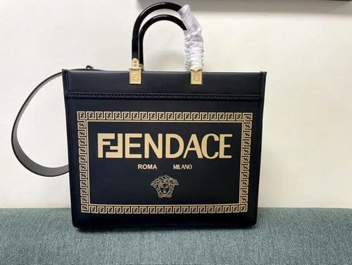 Fendi Original Large Tote Bag Authentic Canvas Luxury