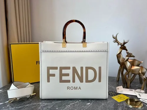 Fendi Original Large Tote Bag Authentic Canvas Luxury