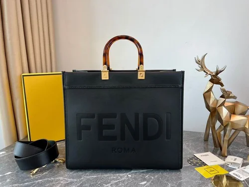 Fendi Original Large Tote Bag Authentic Canvas Luxury