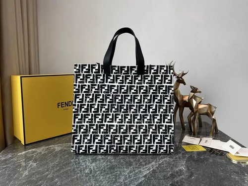 Fendi Original Large Tote Bag Authentic Canvas Luxury