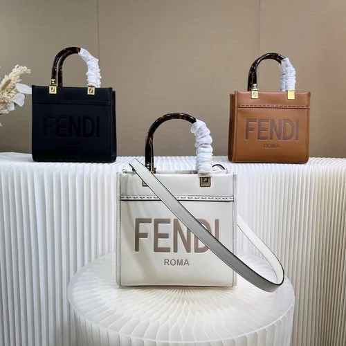 Fendi Original Large Tote Bag Authentic Canvas Luxury