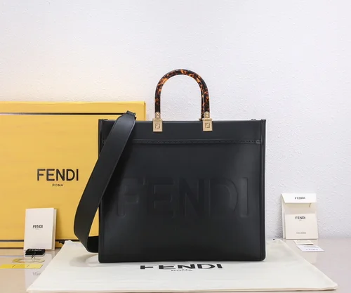 Fendi Original Large Tote Bag Authentic Canvas Luxury