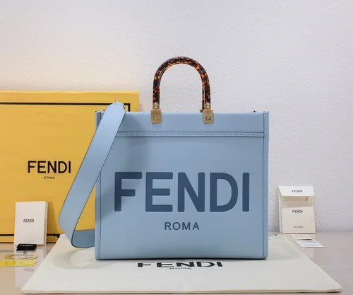 Fendi Original Large Tote Bag Authentic Canvas Luxury