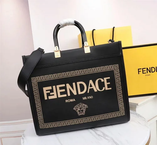 Fendi Original Large Tote Bag Authentic Canvas Luxury