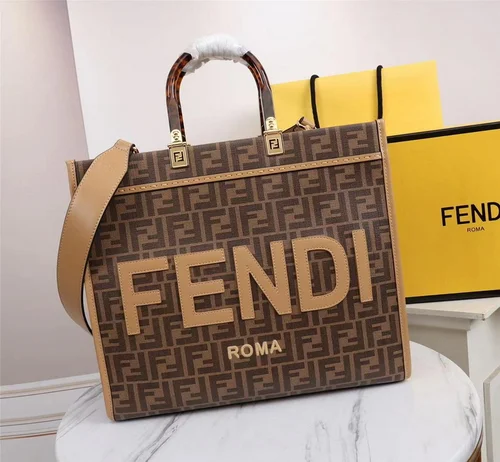 Fendi Original Large Tote Bag Authentic Canvas Luxury