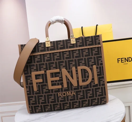 Fendi Original Large Tote Bag Authentic Canvas Luxury