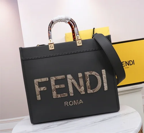 Fendi Original Large Tote Bag Authentic Canvas Luxury