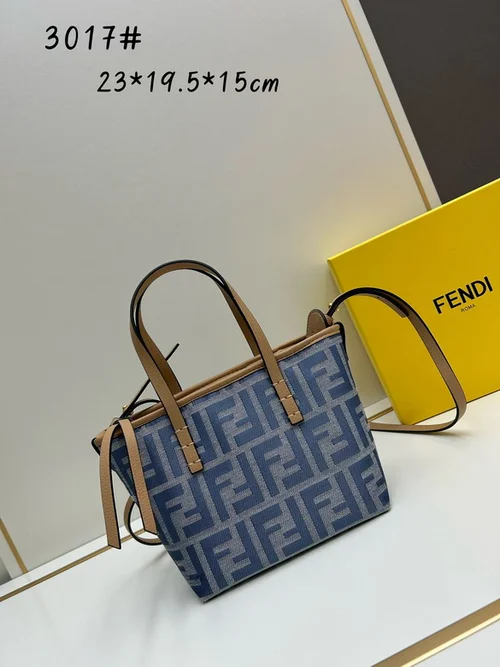 11 Fendi Large Tote Bag Women Luxury Canvas Leather Designer