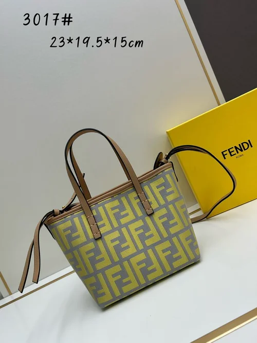 11 Fendi Large Tote Bag Women Luxury Canvas Leather Designer
