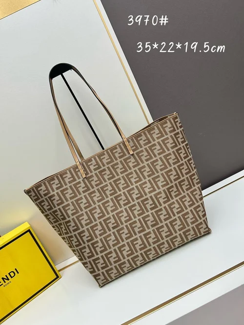 11 Fendi Large Tote Bag Women Luxury Canvas Leather Designer