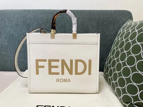 Fendi Original Large Tote Bag Authentic Canvas Luxury