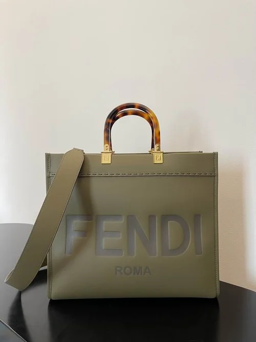 Fendi Original Large Tote Bag Authentic Canvas Luxury