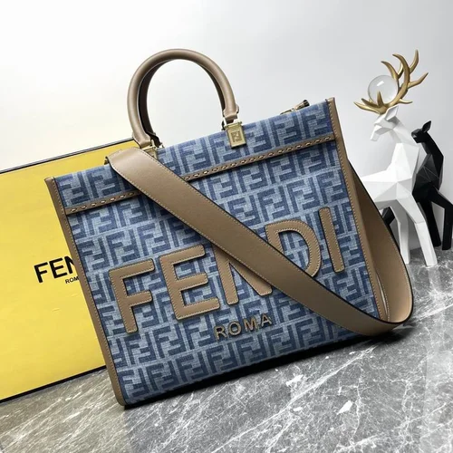 Fendi Original Large Tote Bag Authentic Canvas Luxury