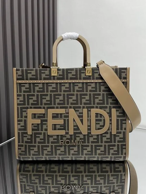 Fendi Original Large Tote Bag Authentic Canvas Luxury
