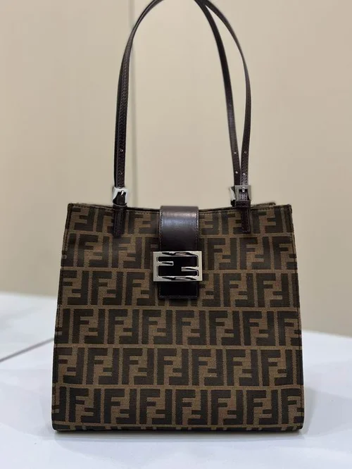 Fendi Original Large Tote Bag Authentic Canvas Luxury