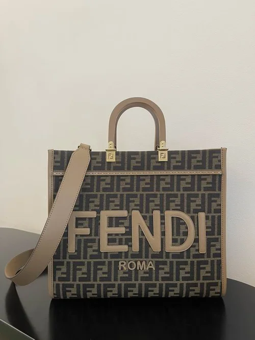 Fendi Original Large Tote Bag Authentic Canvas Luxury