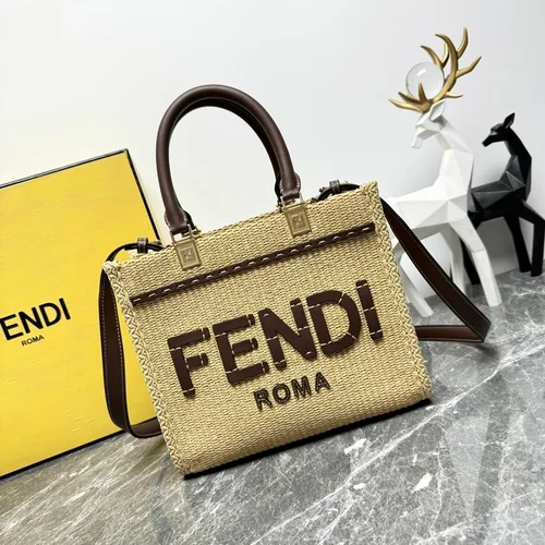 Fendi Original Large Tote Bag Authentic Canvas Luxury