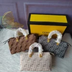 11 Fendi Women's Handbag Medium Luxury FF Canvas Designer