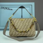 11 Fendi Women's Handbag Medium Luxury FF Canvas Designer