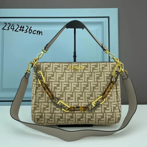 11 Fendi Women's Handbag Medium Luxury FF Canvas Designer