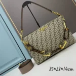 11 Fendi Women's Handbag Medium Luxury FF Canvas Designer