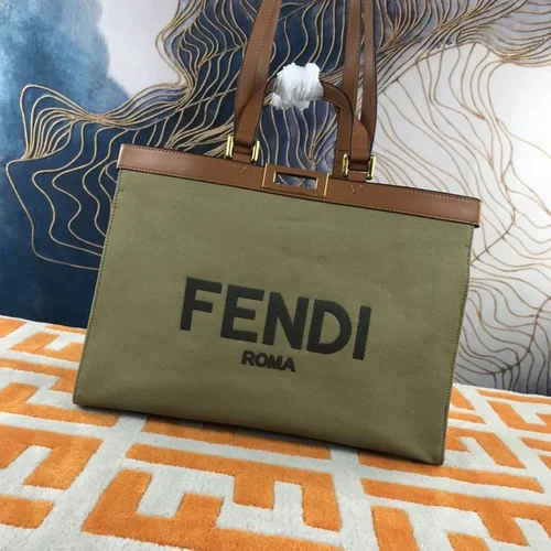 11 Fendi Women's Handbag Medium Luxury FF Canvas Designer