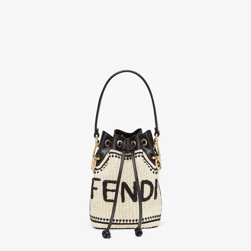 11 Fendi Bucket Bag Small Drawstring Women Luxury FF Canvas