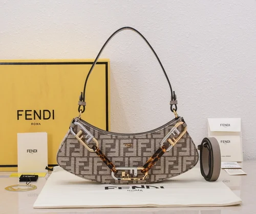 11 Fendi Underarm Pouch Small Women Luxury FF Zucca Canvas