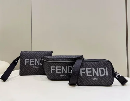 Fendi Fanny Pack Belt Bag Original Authentic Luxury Leather